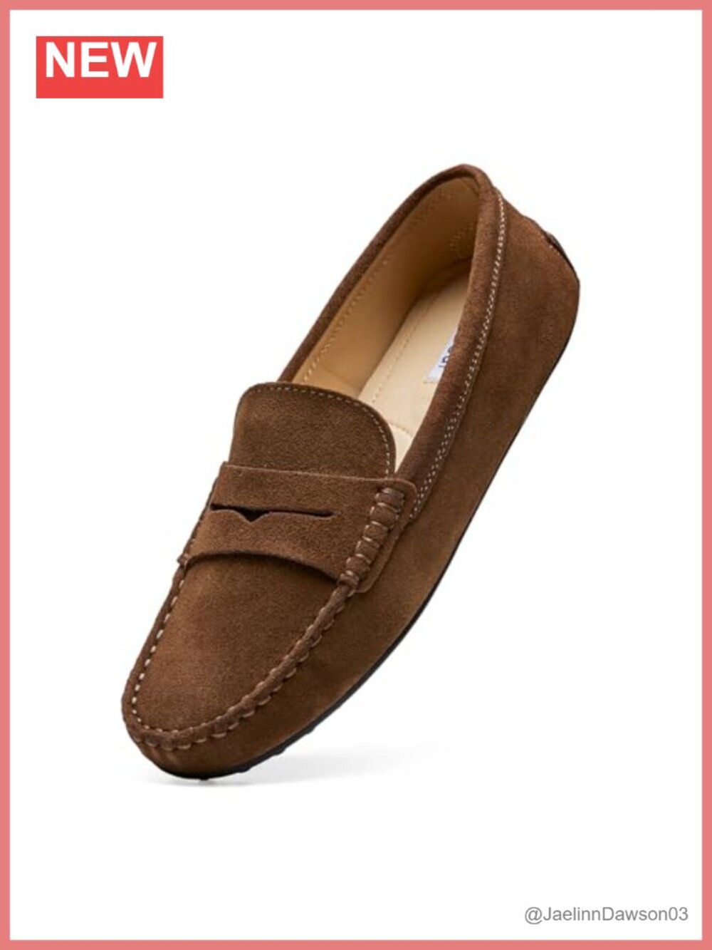 Suede Penny Loafers Slip-On Driving Shoes